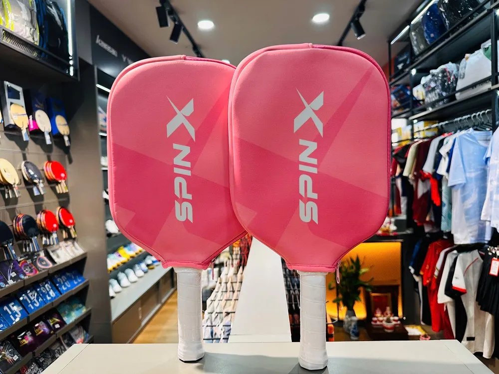 Bao Vợt Nhung Pickleball SPINX Chính Hãng - Hồng - Bảo Vệ Tối Ưu - Chất Liệu Cao Cấp - Thiết Kế Nhỏ Gọn - Dày Dặn