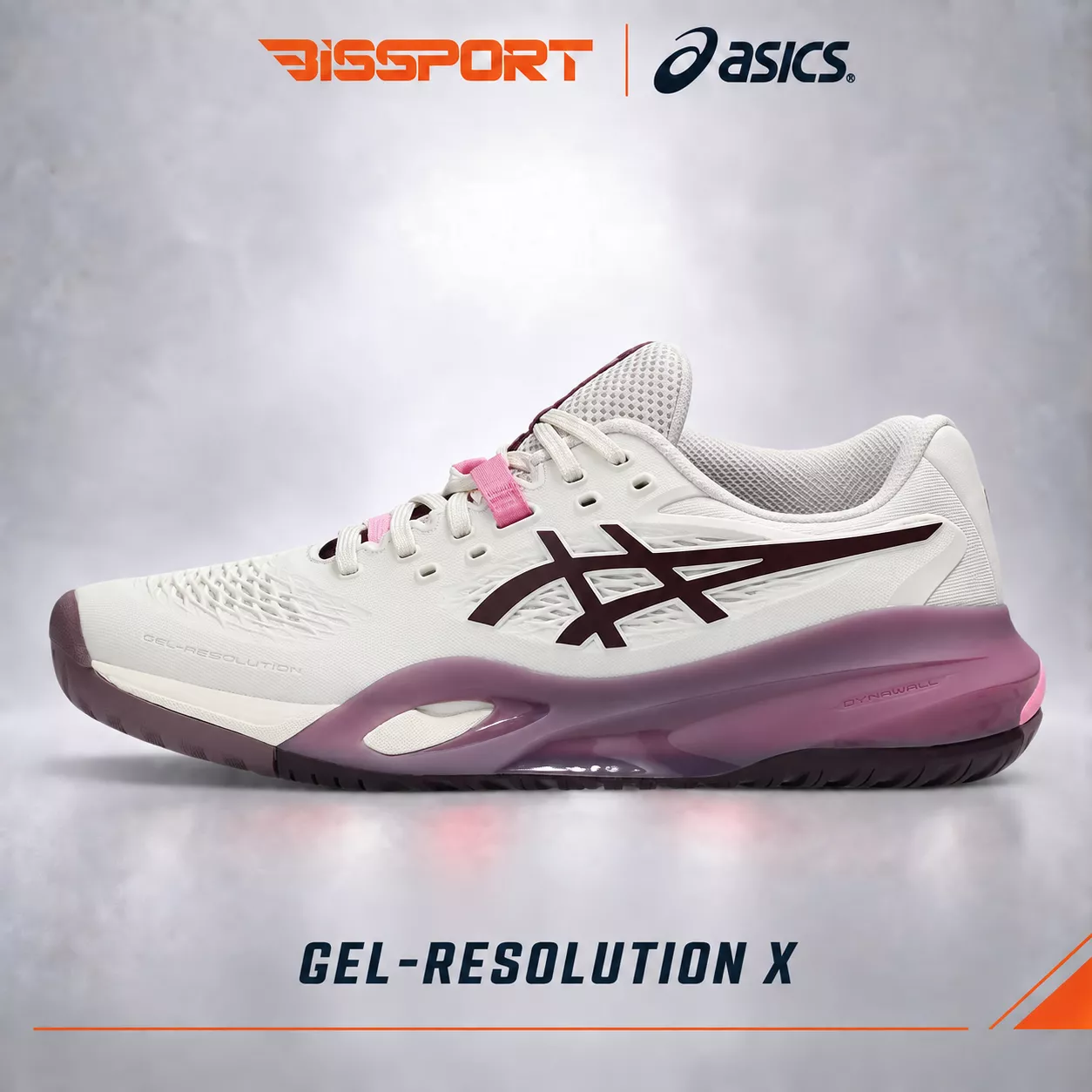 Giày Tennis/Pickleball Asics Gel Resolution X Chính Hãng - Trắng Hồng - Ổn Định - Thoáng Khí - Nhẹ Giảm Chấn - Bền Bỉ