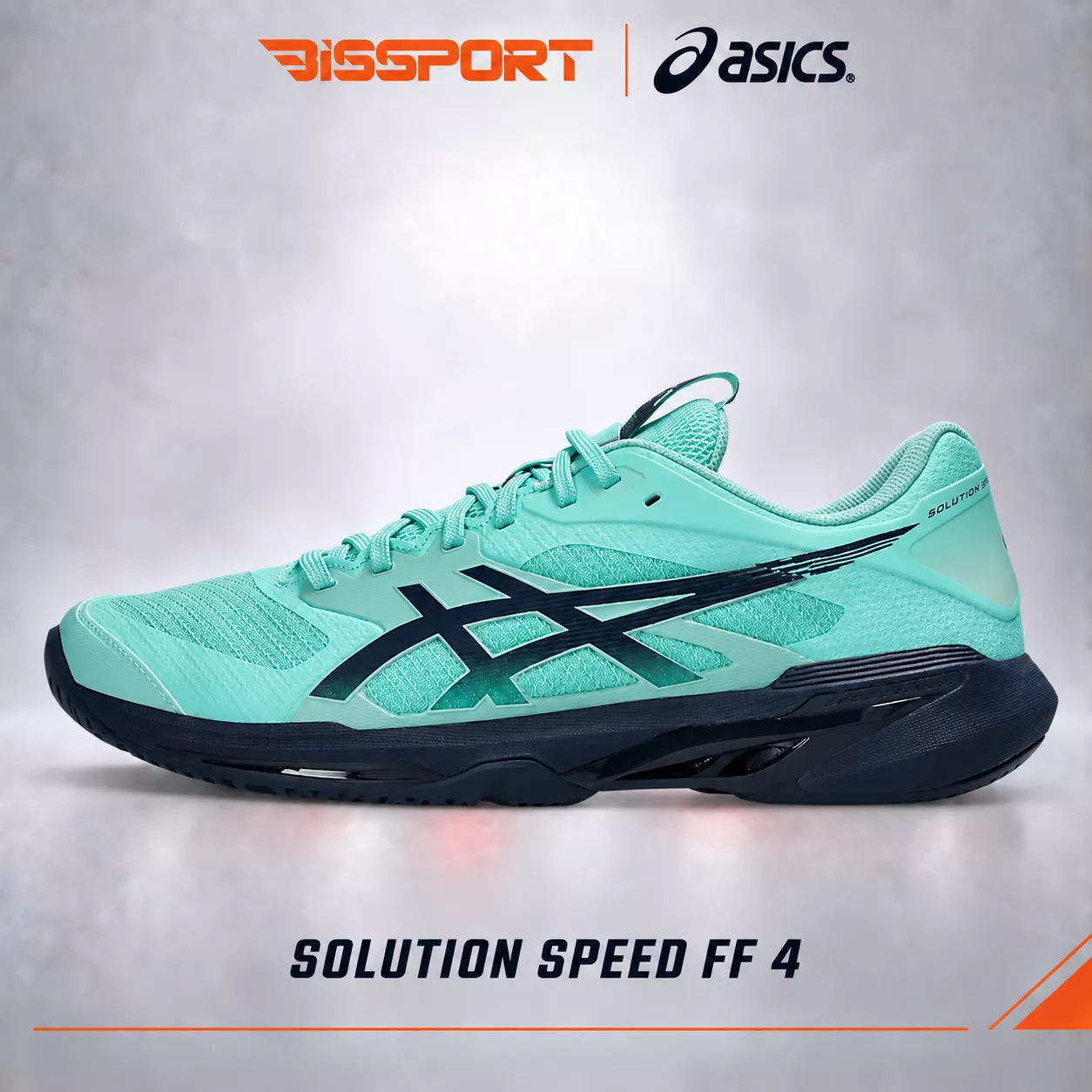 Giày Pickleball / Tennis ASICS Solution Speed FF 4 Xanh Mint Chính Hãng - Ổn Định - Siêu Nhẹ - Linh Hoạt - Bền