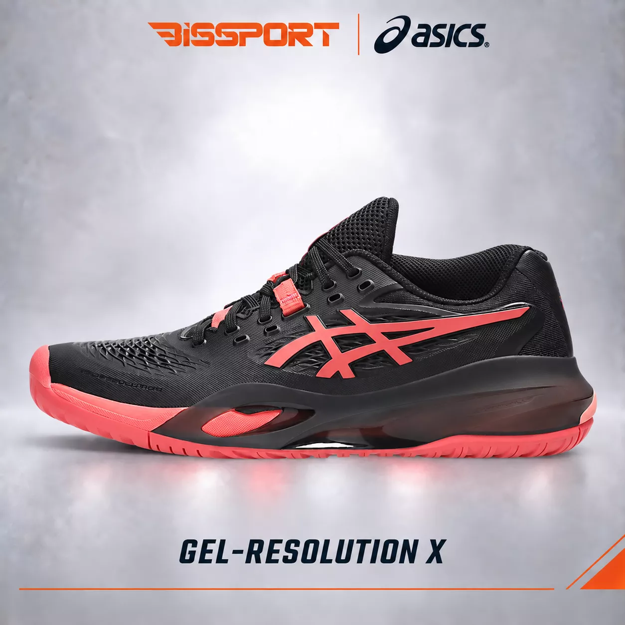 Giày Tennis/Pickleball Asics Gel Resolution X Chính Hãng - Đen Hồng ‘Black/Sienna’ - Nhẹ - Giảm Chấn Vượt Trội - Siêu Bền