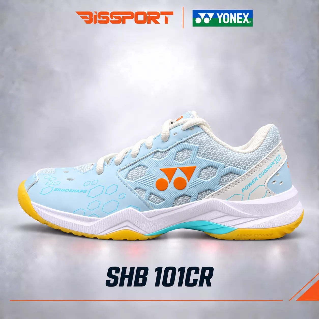 Giày Cầu Lông Chính Hãng Yonex SHB101CR Xanh Nhạt - Nhẹ Nhàng - Đế Cao Su Siêu Bám , Chống Trơn Khi Gặp Nước