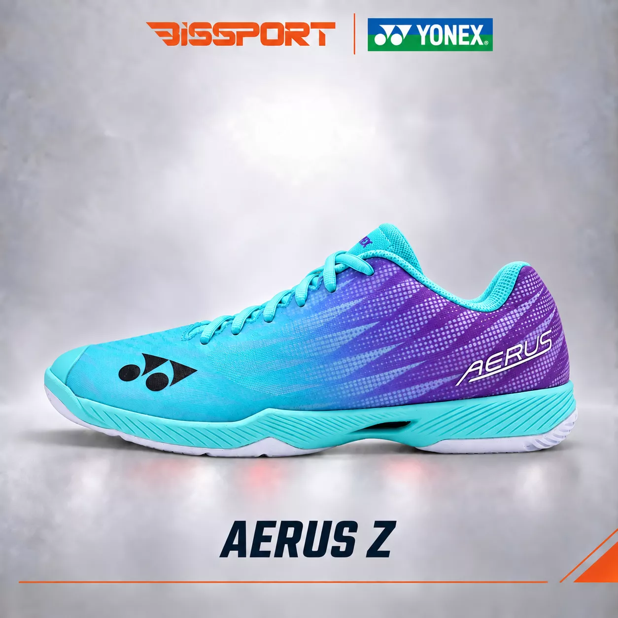 Giày Cầu Lông Yonex POWER CUSHION AERUS Z Men Xanh Chính Hãng - Đế Siêu Bền Có Đệm Êm - Siêu Nhẹ Thoáng - GIảm Chấn Tốt