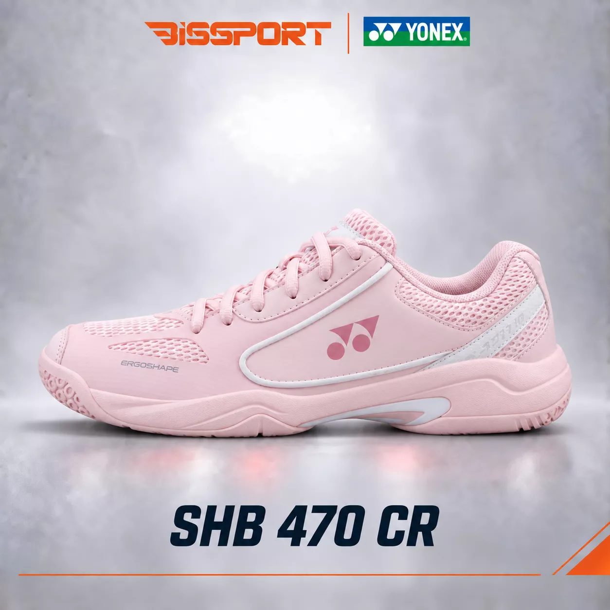 Giày Cầu Lông Yonex SHB470CR Hồng Chính Hãng - Nhẹ Nhàng - Đế Tổ Ong Siêu Bám - Bám Mọi Sàn - Ổn Định