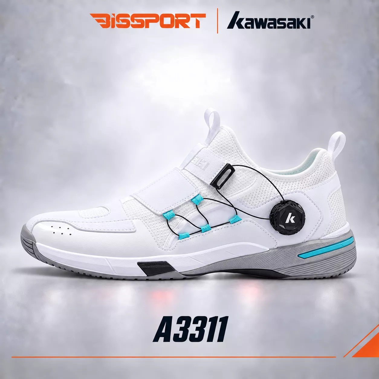 Giày Kawasaki A3311 Trắng Nâu Chính Hãng - Phong Cách Hầm Hố, Đế Cao Su Kép