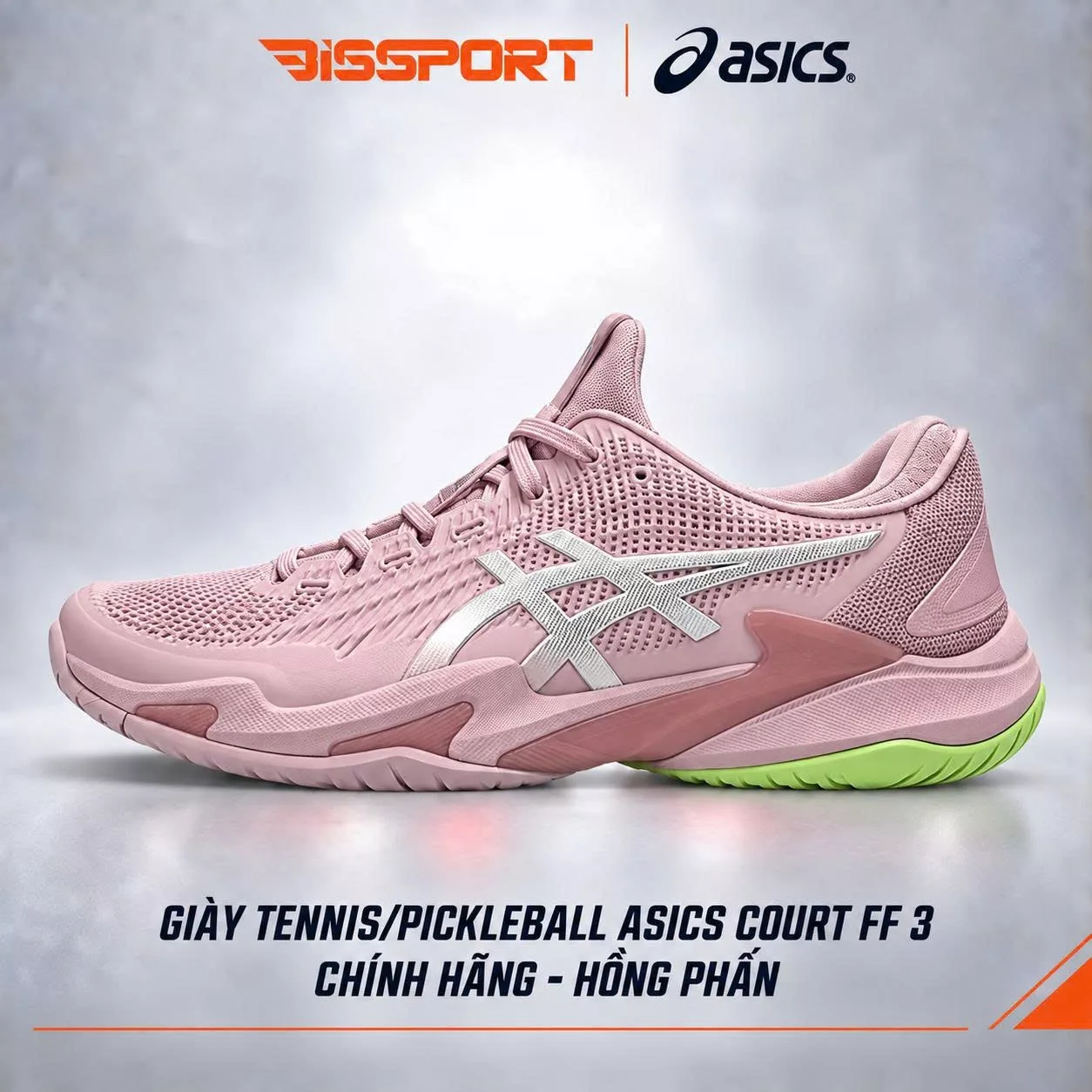 Giày Pickleball ASICS Court FF 3 chính hãng: Bám sân tốt, ổn định, giảm chấn hiệu quả
