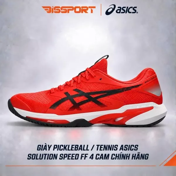 Giày Pickleball / Tennis ASICS Solution Speed FF 4 Cam Chính Hãng - Ổn Định - Siêu Nhẹ - Linh Hoạt - Bền