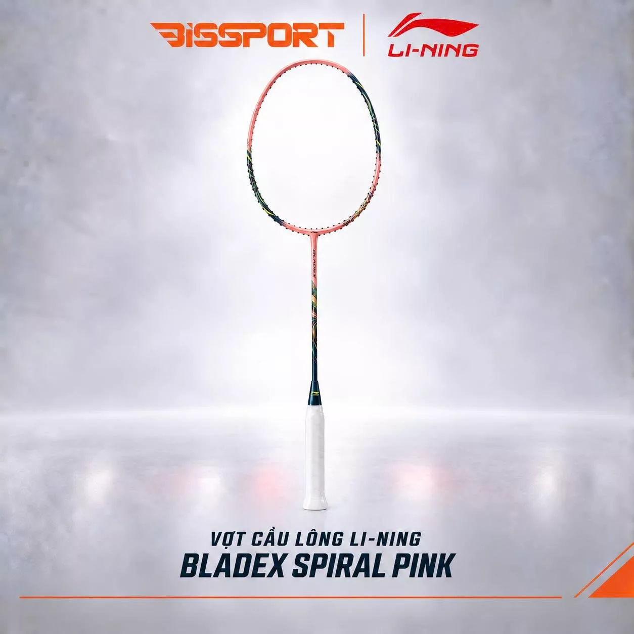 Vợt Cầu Lông Lining BLADEX SPIRAL Pink Chính Hãng - Nhẹ - Linh Hoạt - Tốc Độ - Chuyên Điều Cầu Phòng Thủ - Bền Bỉ