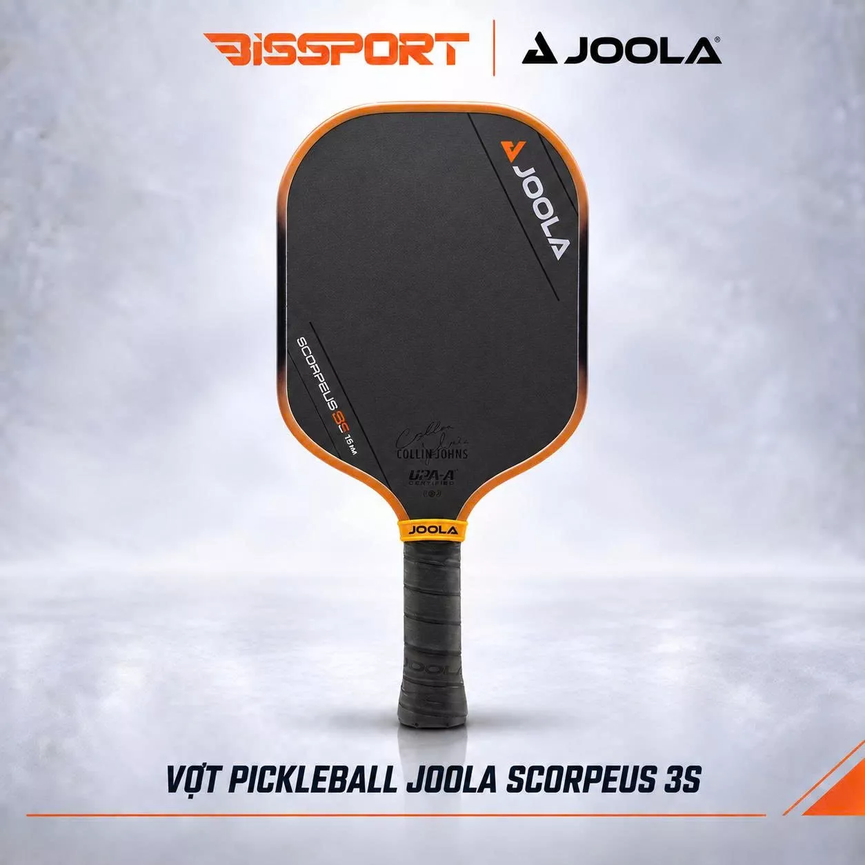Vợt Pickleball Joola Collin Johns 3S Scorpeus Chính Hãng - Ổn Định,Điểm Ngọt Lớn - Kiểm Soát Toàn Diện Đường Bóng