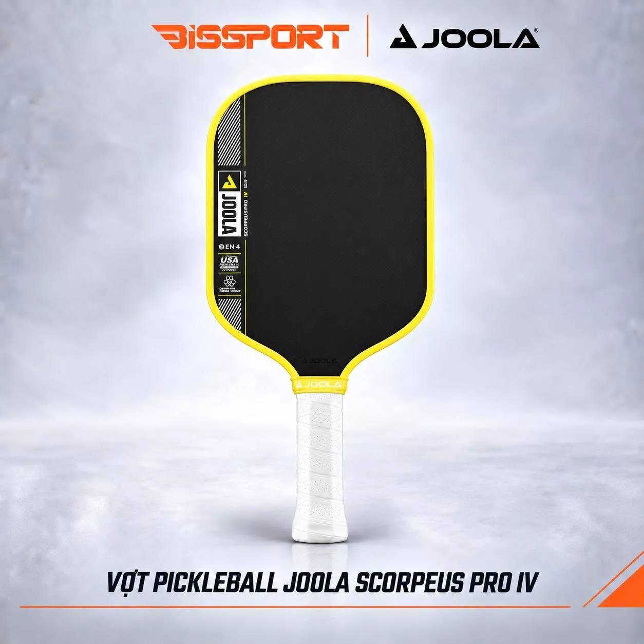 Vợt Pickleball Joola Scorpeus Pro IV Chính Hãng - Lõi 16mm - Bên Bỉ - Ổn Định - Mặt Siêu Nhám - Mở Rộng Điểm Ngọt