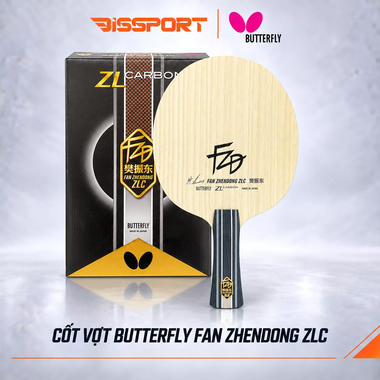 Cốt Vợt Bóng Bàn Fan Zhendong ZLC Hàng Nội Địa Nhật 100% - Chính Hãng Nhật Bản 100%