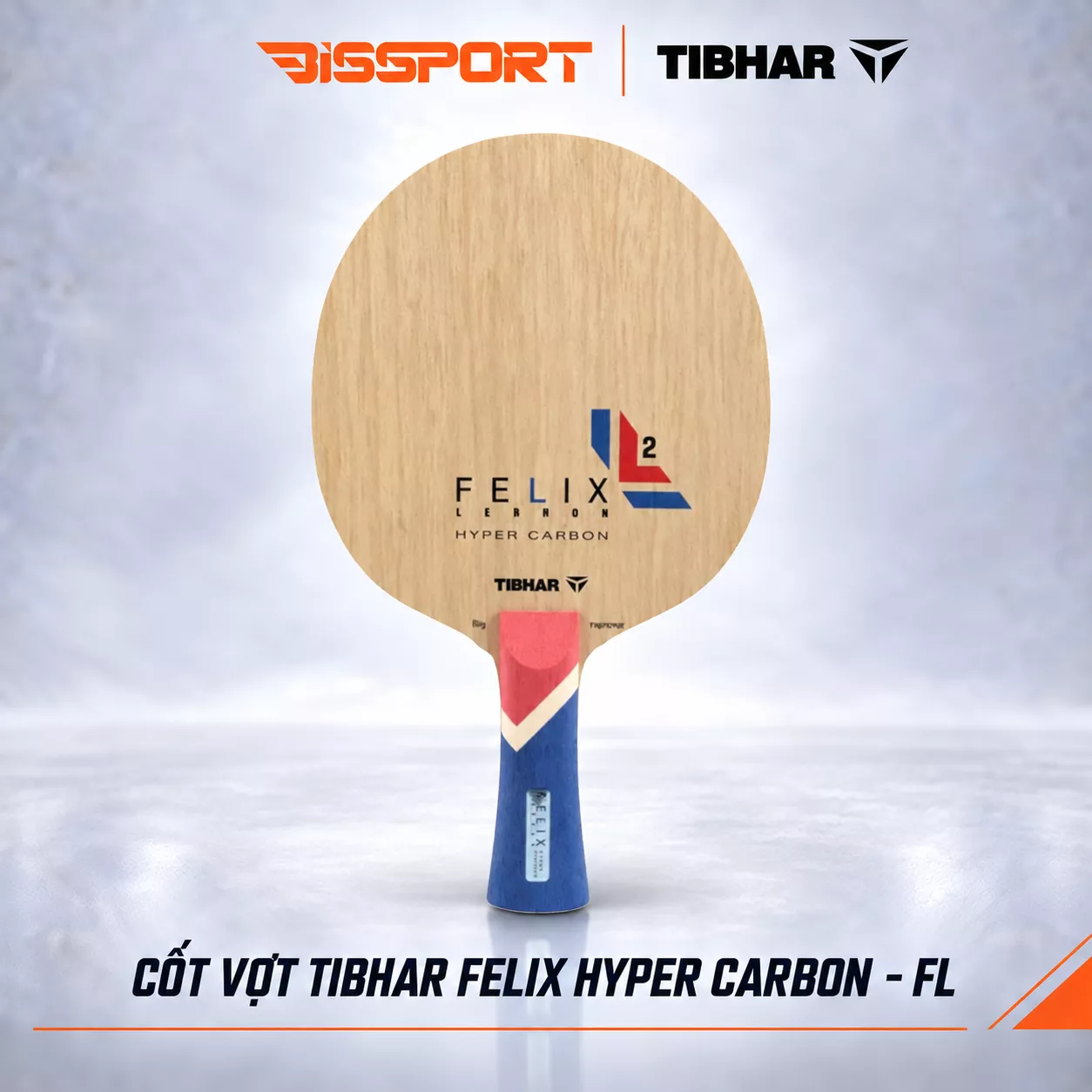 Cốt Vợt Bóng Bàn Tibhar FELIX Hyper Carbon - FL Cao Cấp - Kiểm Soát Tốt - Taasn Công Mạnh Mẽ - Nhẹ - Tốc Độ Cao