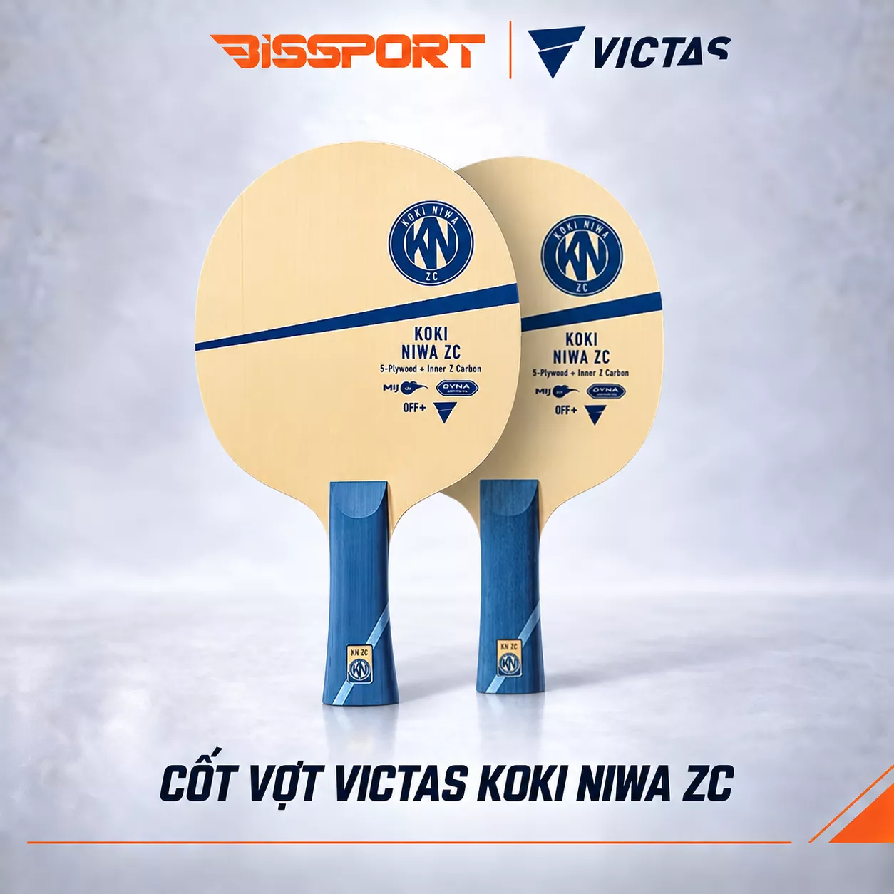 Cốt Vợt Bóng Bàn Victas Kokiniwa ZC Chính Hãng - Độ Đàn Hồi Cao, Kiểm Soát Bóng Hoàn Hảo, Phòng Thủ Phản Công Cực Tốt