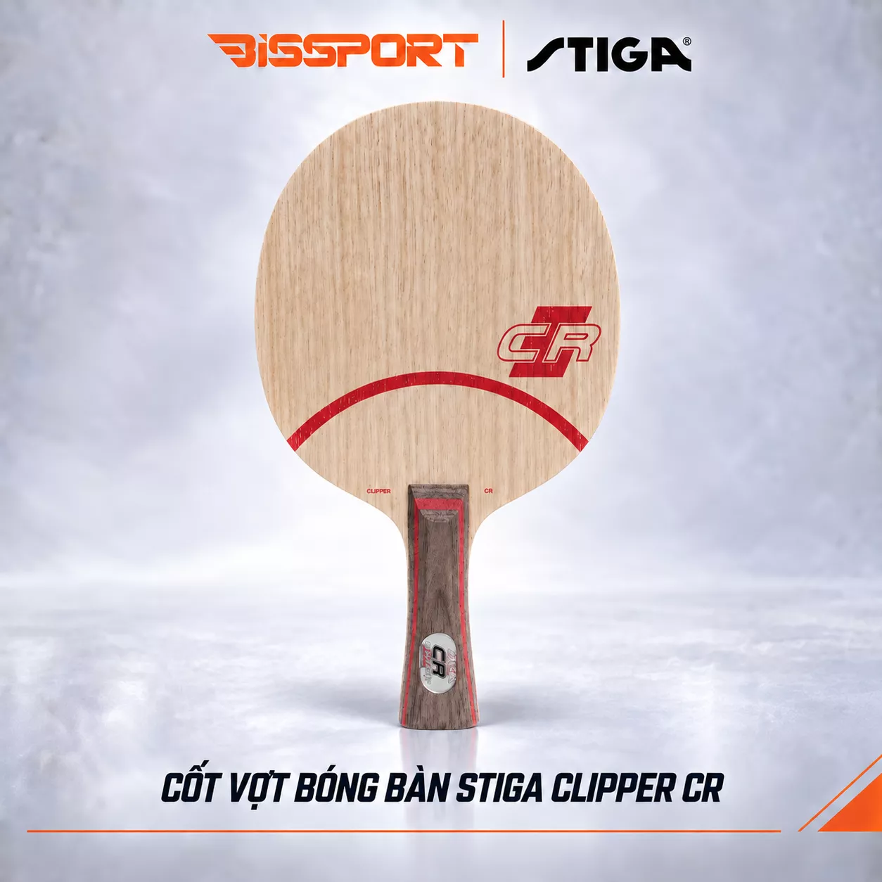 Cốt Vợt Stiga Cliper Cr Cán Đặc Chính Hãng - Made In Sweden - 7 Lớp Gỗ , Cảm Giác Bóng Cực Tốt, Cực Xoáy