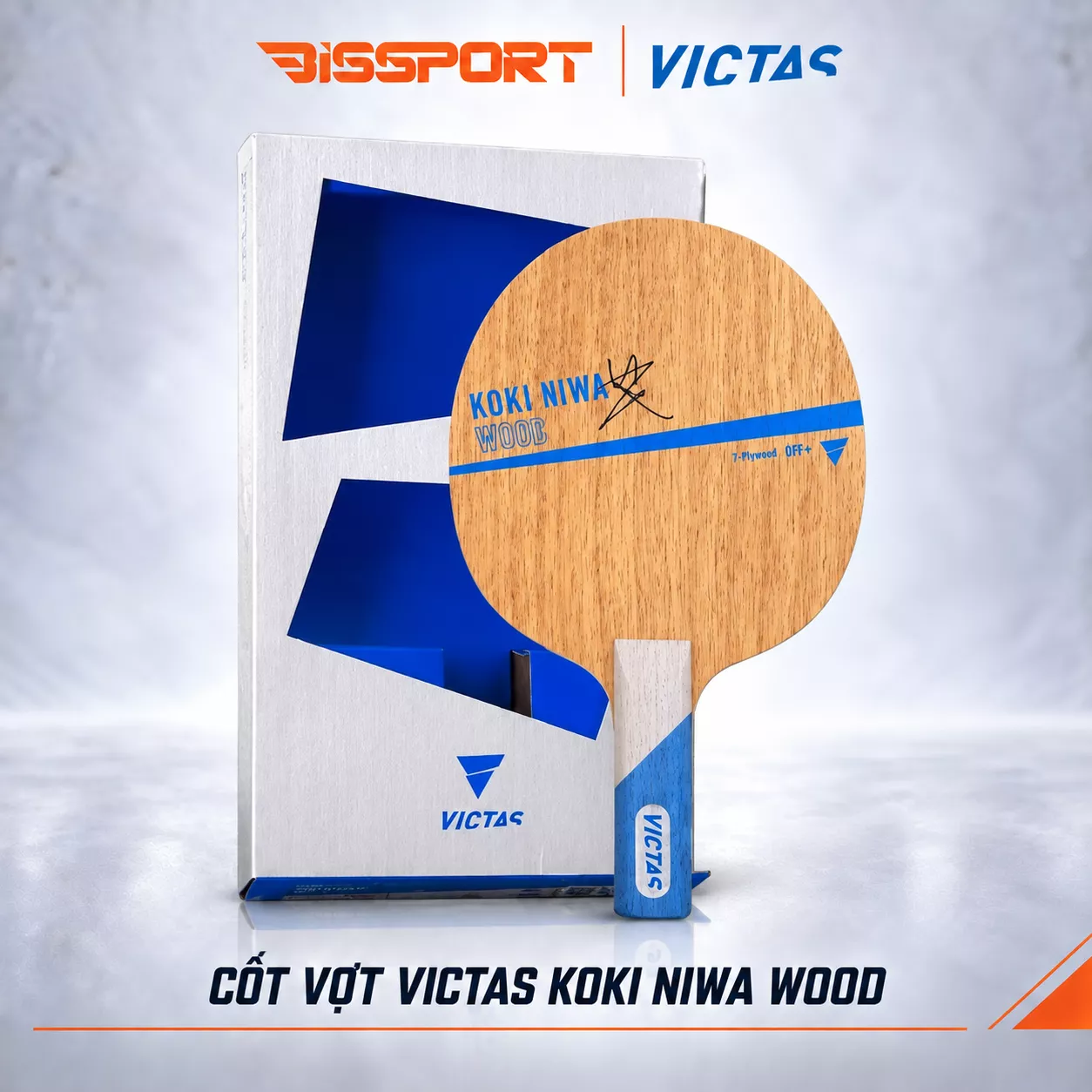Cốt Bóng Bàn VICTAS KOKI NIWA WOOD Chính Hãng - Thuần Gỗ