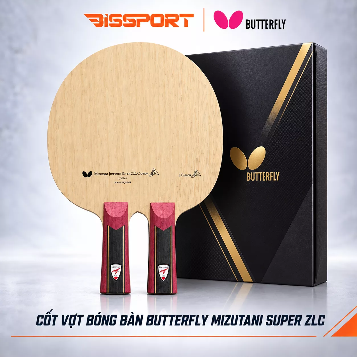 Cốt Vợt Bóng Bàn Butterfly Mizutani Super ZLC Mang Đến Sự Hoàn Hảo Đậm Chất Nhật Bản