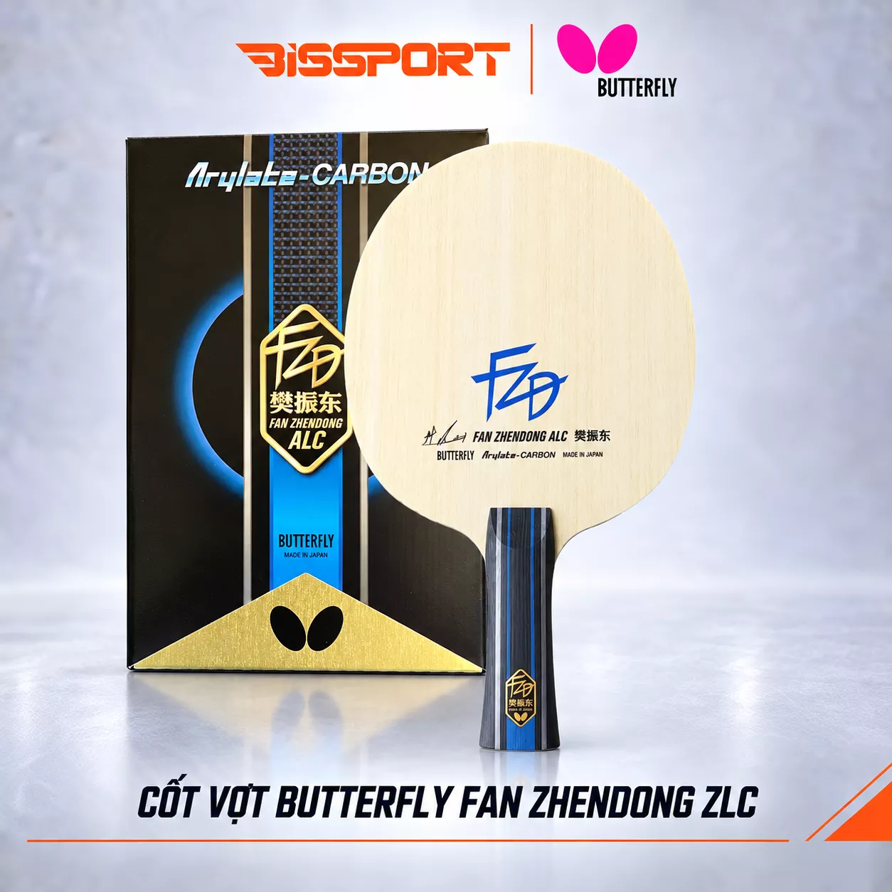 Cốt Vợt Bóng Bàn Fan Zhendong ALC Hàng Nội Địa Nhật 100% - Chính Hãng Nhật Bản 100%