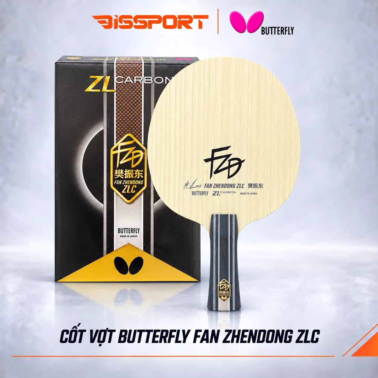 Cốt Vợt Bóng Bàn Fan Zhendong Super ZLC Hàng Nội Địa Nhật 100% - Chính Hãng Nhật Bản 100%