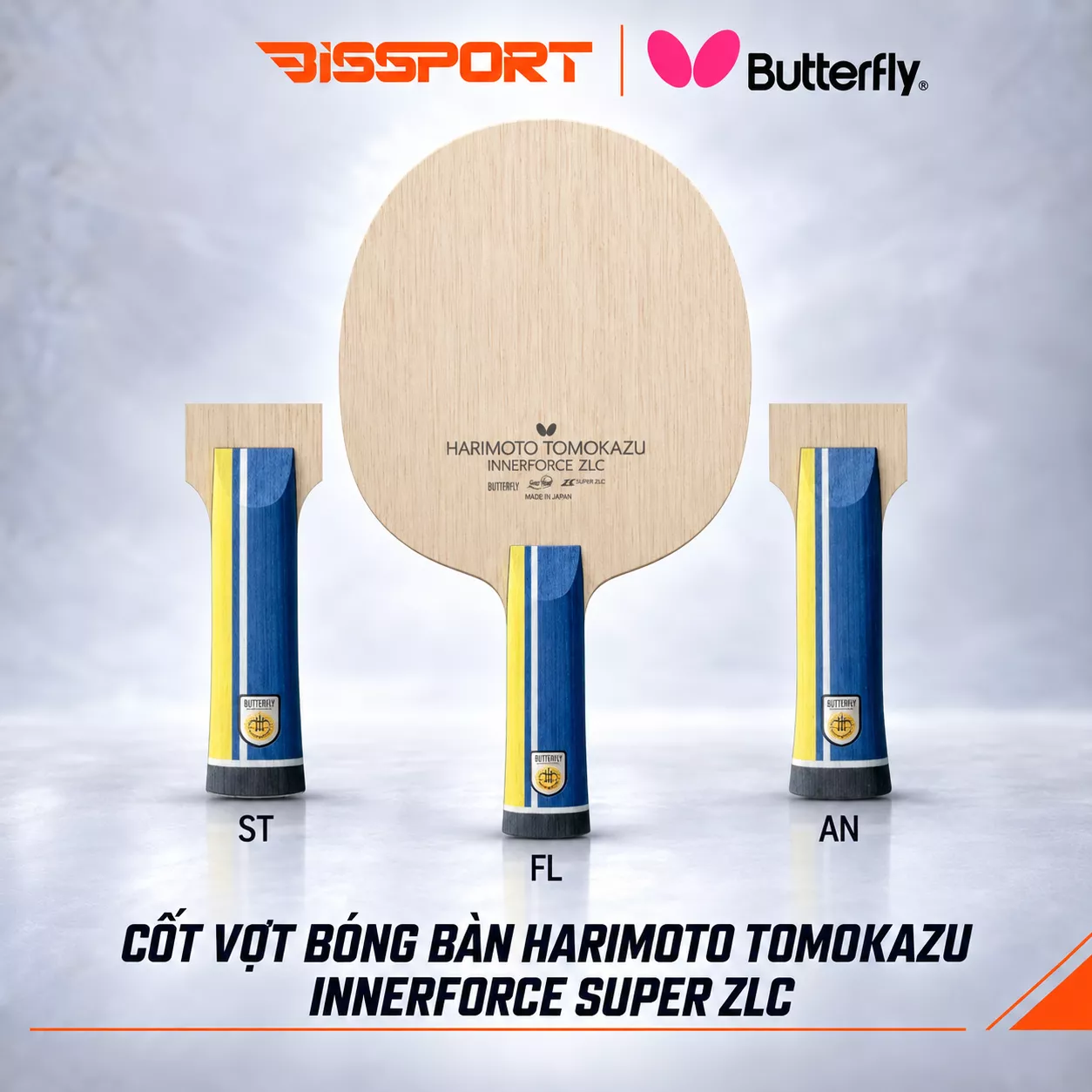 Cốt Vợt Bóng Bàn HARIMOTO TOMOKAZU INNERFORCE SUPER ZLC - Chính Hãng Butterfly