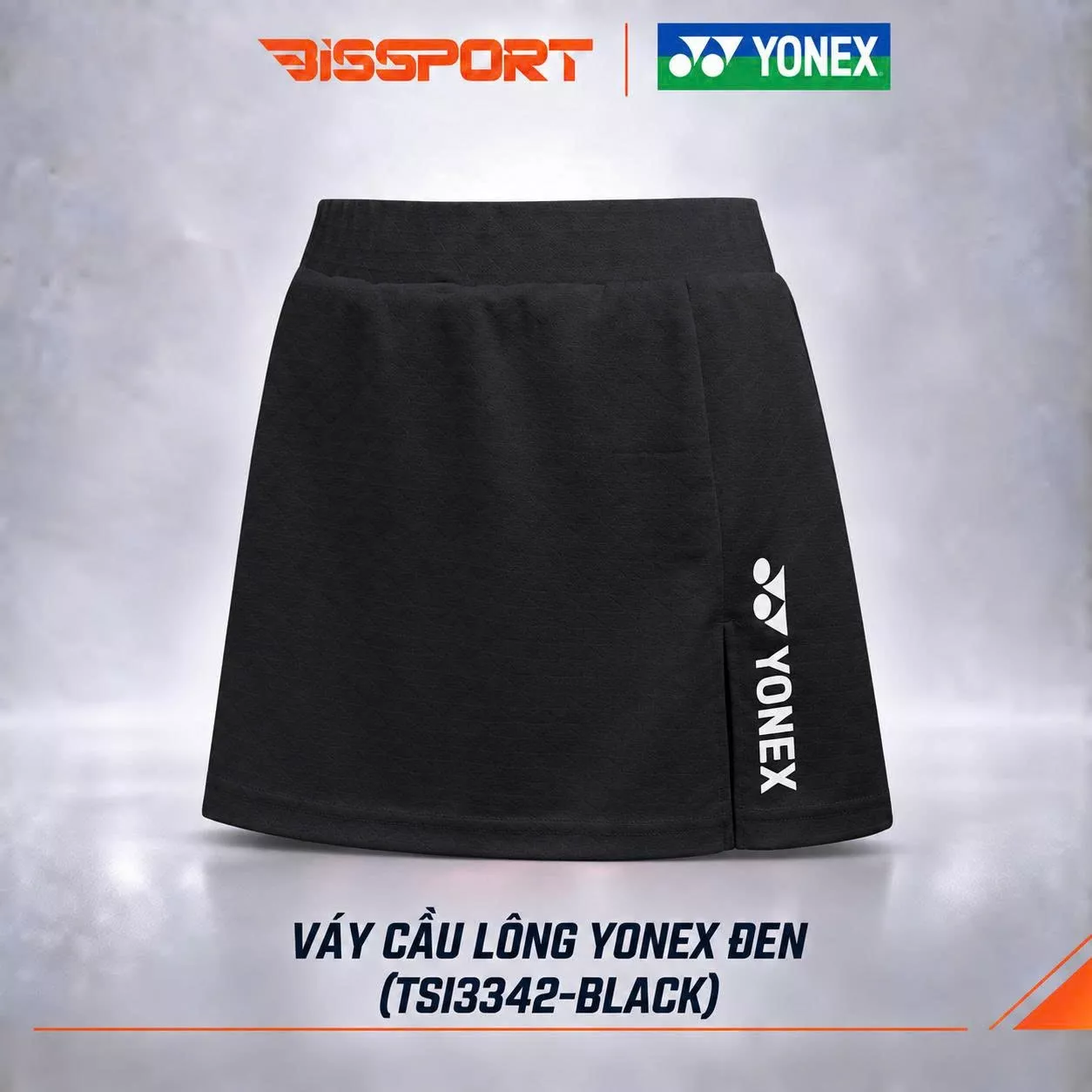 Váy Thể Thao Cầu Lông Yonex Đen (TSI3342-BKZZZZ) Chính Hãng - Thoáng Khí Nhanh Khô - Co Giản 4 Chiều - Bền Bỉ