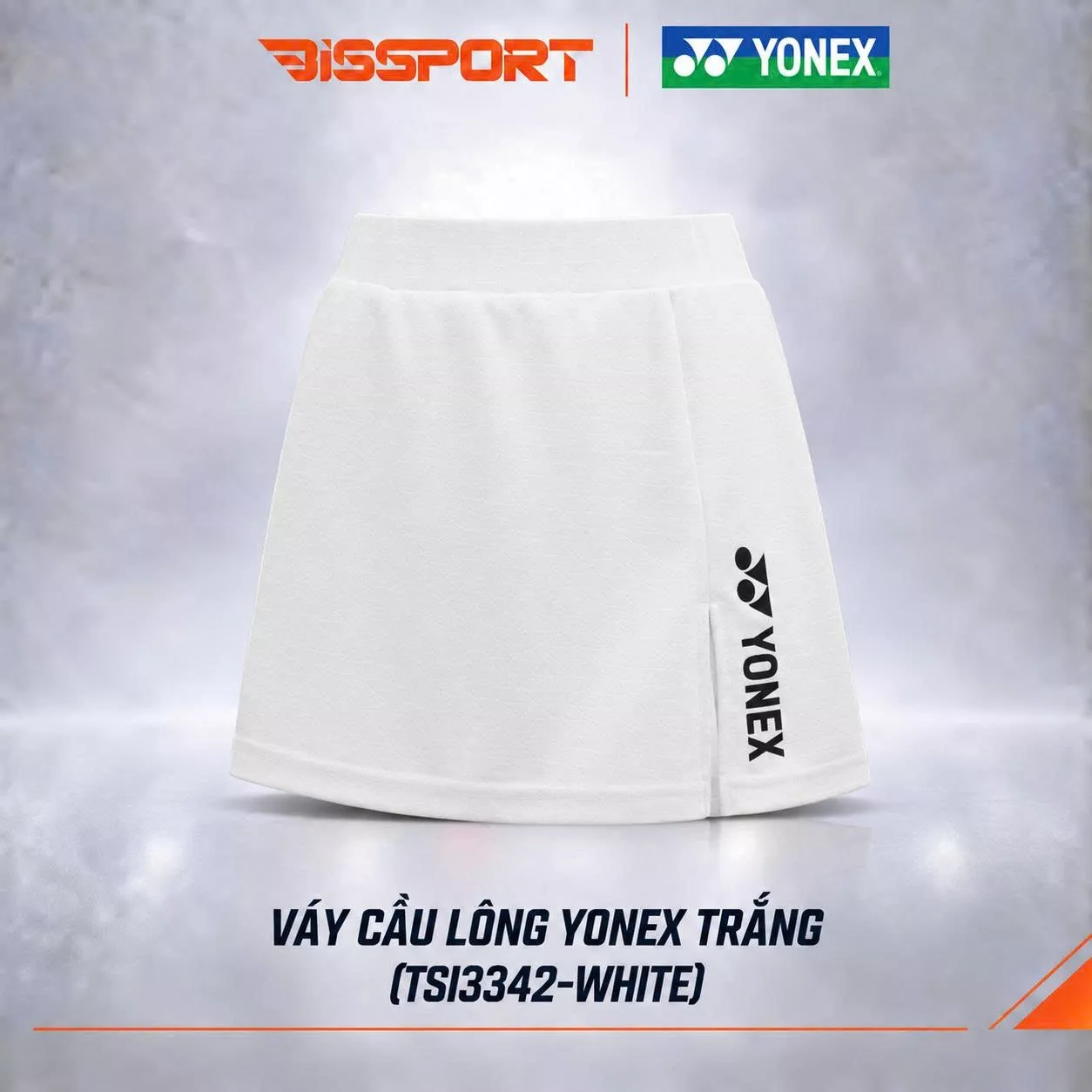 Váy Thể Thao Cầu Lông Yonex Trắng (TSI3342-WTZZZZ) Chính Hãng - Thoáng Khí Nhanh Khô - Co Giản 4 Chiều - Bền Bỉ