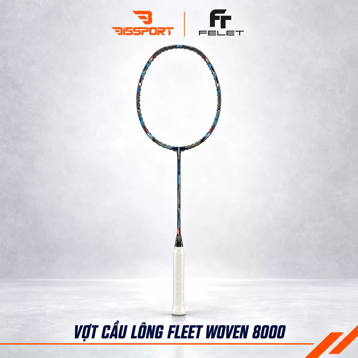 Vợt Cầu Lông Felet Woven 8000 Chính Hãng - Đầm Tay - Ổn Định Cao - Kiểm Soát Tốt - Công Thủ Toàn Diện