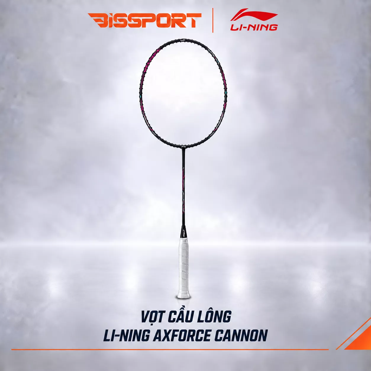Vợt Cầu Lông Lining Axforce Canon Đen Chính Hãng - Chuyên Công, Đánh Ngon, Kiểm Soát Tốt, Bền Chắc, Cao Cấp