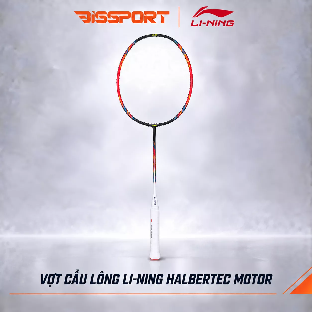 Vợt Cầu Lông Lining Halbertec Motor Chính Hãng - Màu Đỏ Đen - Lối Đánh Toàn Diện - Linh Hoạt